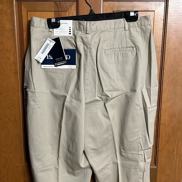 Lands’ End Misses Size 16 Short Cotten Chinos Natural Fit - Picture 8 of 8